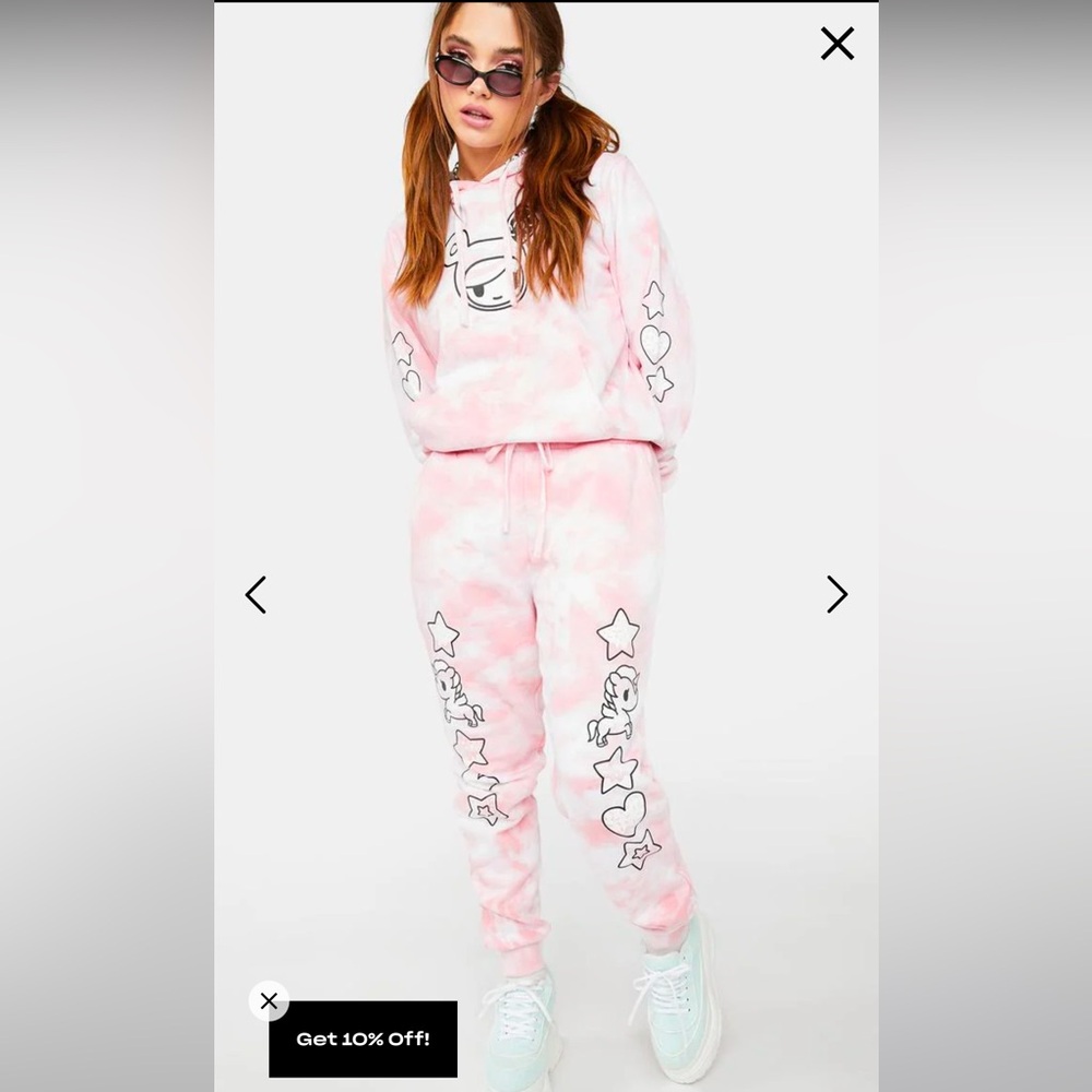 TOKIDOKI COOKIE CUTTER JOGGERS
Pink set pants sweatshirt hoodie white XL XXL nwt - Picture 1 of 9